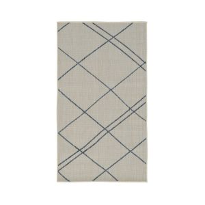 Terrace 11171A-White Azure Geometric Design Rug by Euro Tapis