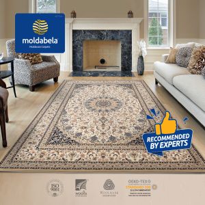 Moldabela Classic 7177_1_51035 Cream Blue  Traditional Rug 