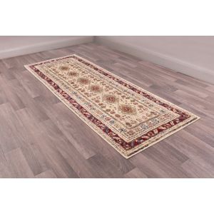 Ultimate Orient 2520 Cream Red Traditional Runner