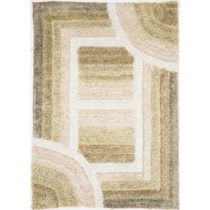 Rugstyle 3D Shaggy Trellis Brown Rug / 160/230