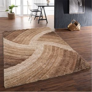 Rugstyle 3D Shaggy Stella Brown Rug / 160/230