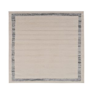 Firenze B1620 Ivory Beige Plain Rug by Euro Tapis