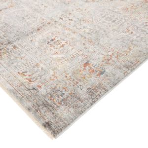 Bellagio 8854A Grey Striped  Design Rug by Euro Tapis