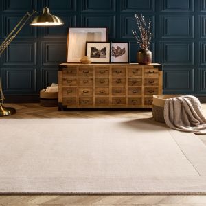 Origins Borders Natural Bamboo Rug