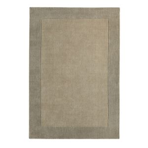 Origins Borders Taupe Wool Rug