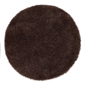 Origins Chicago Chocolate Polyester Circle Rug