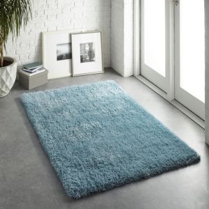 Origins Chicago Duck Egg Polyester Plain Rug
