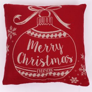 CHRISTMAS CUSHION CHRISTMAS BAUBLE by Ultimate