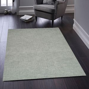 Origins Country Tweed Sea Mist Plain Wool Rug