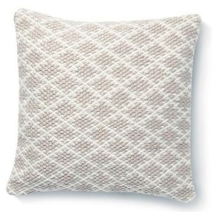 Woven Trellis Cushion Natural by Hug Rug