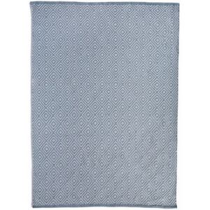 Hug Rug Woven Diamond Denim Blue Rug 