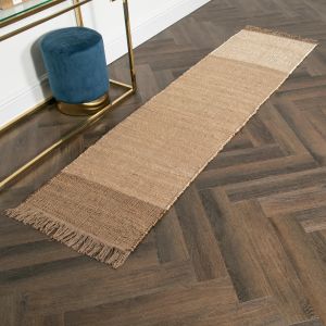 Natural Tones Jute & Cotton Runner Rug by Native