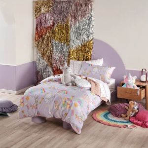 Unicorniverse Kids Duvet Cover Set Multicolour By RIVA