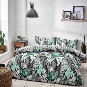 Arizona Duvet Cover Set White/Black By RIVA