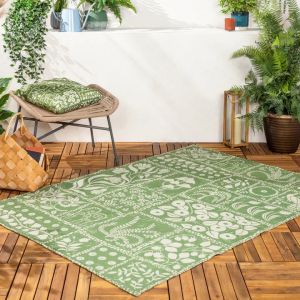 Forage Garden Outdoor/Indoor Rug Sage By RIVA