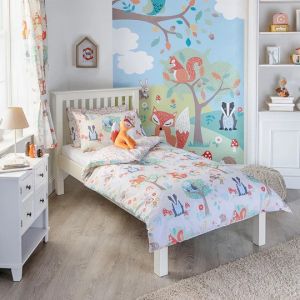 Woodland Animals Kids Duvet Cover Set Natural By RIVA