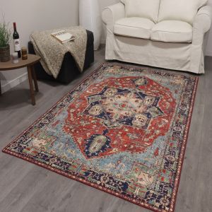 Fenix G4728 Multiple Color Bordered Design Rug by Euro Tapis