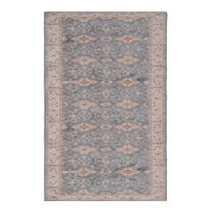 Fenix K5140 Grey/Creem Abstract Design Rug by Euro Tapis
