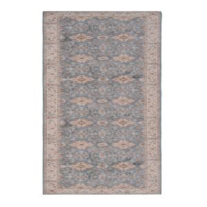 Fenix K5140 Grey/Creem Abstract Design Rug by Euro Tapis