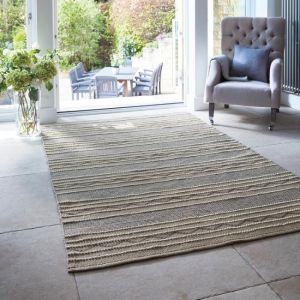 Hug Rug Woven Rustic Stripe Natural/Brown Rug