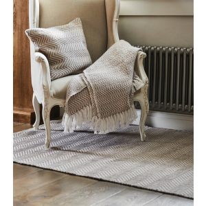 Hug Rug Woven Herringbone Natural Rug 