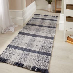 Origins Highland Check Blue Geometric Runner