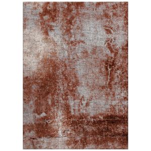 Chaos Yuracan Rust Floral Rug By Jackie And The Fish
