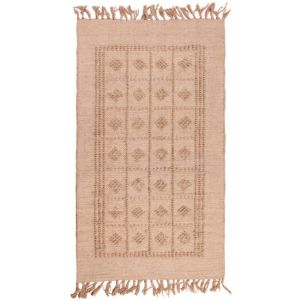 HMC Jute Braided 4279 Natural Rectangle Geometric Rug 