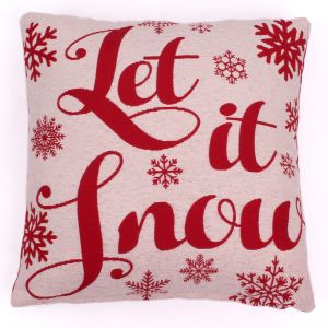 CHRISTMAS CUSHION LET IT SNOW by Ultimate