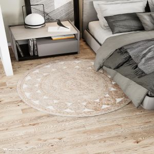 Brady G6532 Brown Abstract Rug by Euro Tapis