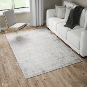 Invista AB18A Grey Plain Rug by Euro Tapis