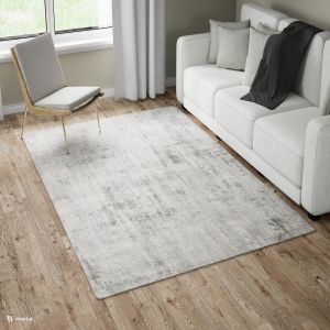 Invista T706A Grey Plain Rug by Euro Tapis