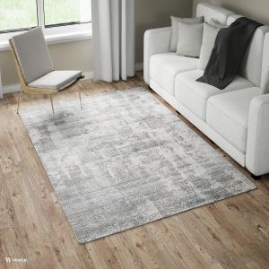 Oregon Z441A Black/L.Grey Abstract Design  Rug by Euro Tapis