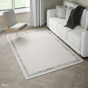 Firenze B1620  Cream_Beige Plain Rug by Euro Tapis