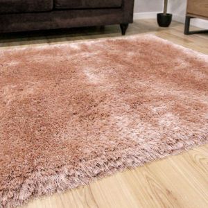 HMC Mayfair Champagne Plain Shaggy Rug