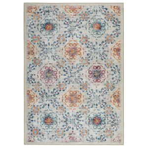 Hug Rug Modern Damask Eco-Washable Rug
