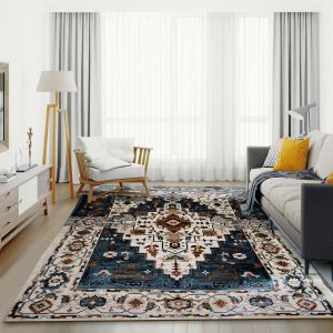 Persian Splendor Patterned Centerpiece Rug