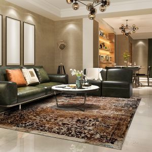 Modern Artisan Area Rug with Abstract Elegance