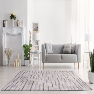 Nova Dots 28325 L.Grey Graphics Design  Rug by Euro Tapis