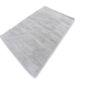 Parma 01800A -Silver Plain Rug by Euro Tapis