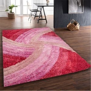 Rugstyle 3D Shaggy Stella Pink Rug / 160/230