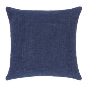 Woven Plain Cushion Navy by Hug Rug