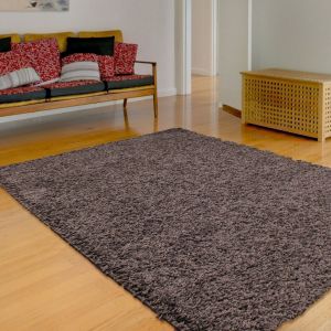 Rugstyle Shaggy Plain Charcoal Rug 