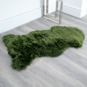 Olive Green Sheepskin Rug XXL by Native