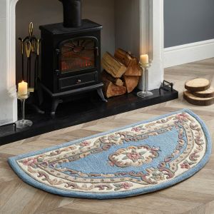 Origins Shensi Blue Traditional Halfmoon Rug