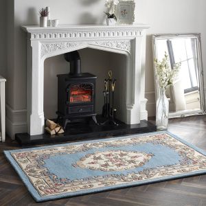 Origins Shensi Blue Traditional Wool Rug