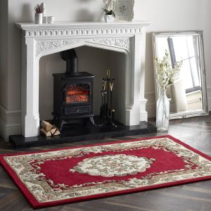 Origins Shensi Wine Traditional Wool Rug