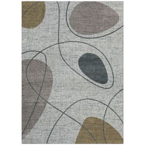 My Bubble Grey Beige Fall Striped Rug By Jackie And The Fish