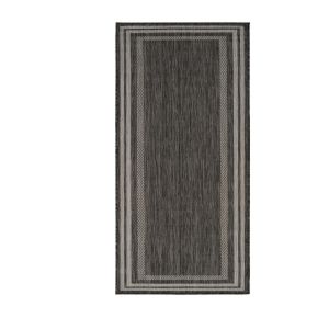 Terrace 02297B-L.Grey Plain Rug by Euro Tapis