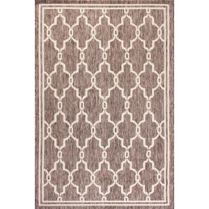 Rug Style Terrace Spanish Tile Taupe/Natural Outdoor Rug 